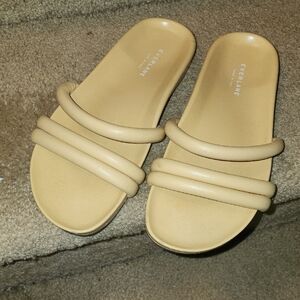 Everlane Women's Tan Slide Sandals